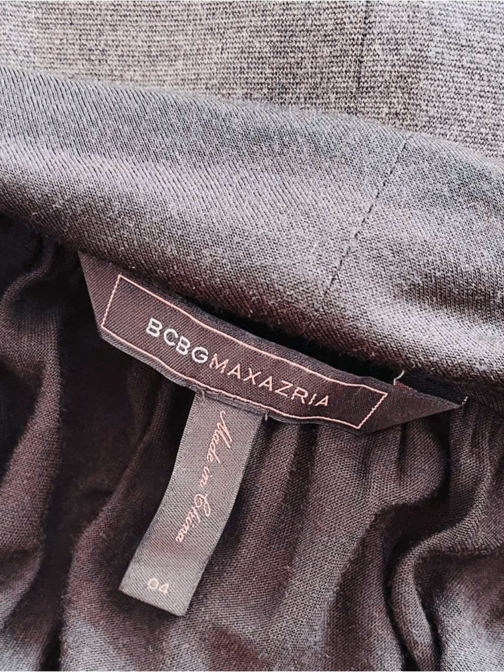 BCBGMaxAzria Jersey Knit Contrast Dress - Picture 10 of 11